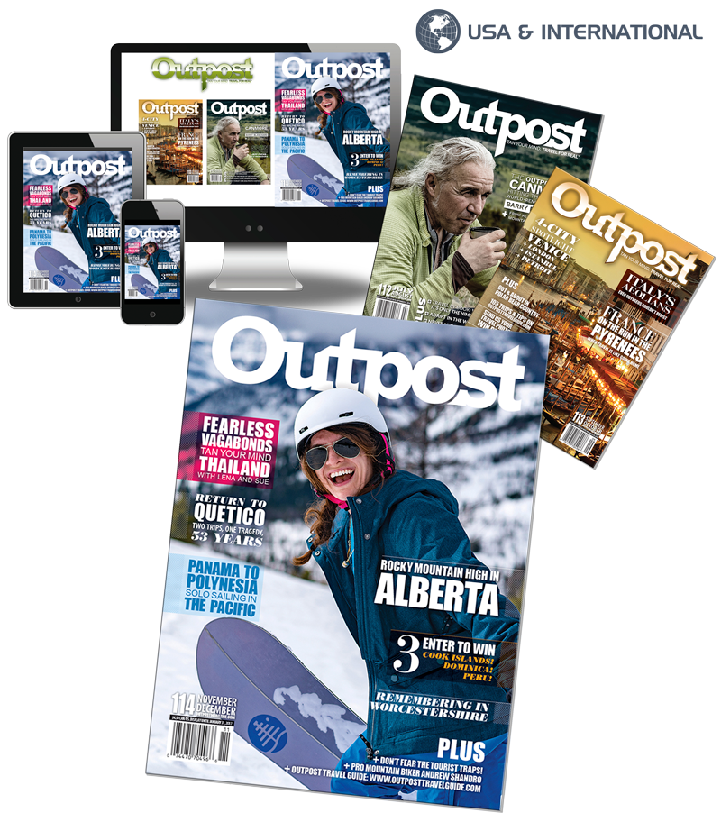 1 Year New US/International Print + Digital Subscription to Outpost Magazine - The Outpost Shop